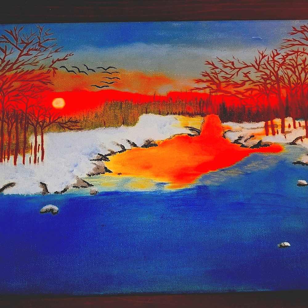 Hand Painted Canvas Art